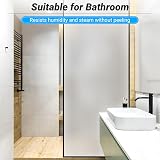 Funfox Frosted Window Film Privacy Vinyl 90x200cm Static Cling UV Protection view 8