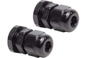 FASTRONIX SOLUTIONS Fastronix 2 Pack Weatherproof Grommets for Wire Bundle Diameter 0.18"-0.31" Size PG 9