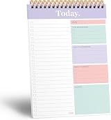 Sweetzer & Orange S&O Daily Planner Notepad Mauve 52 Page Undated Organizer