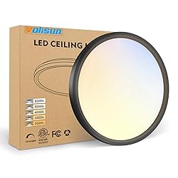 VOLISUN 5CCT LED Flush Mount Ceiling Light, 7 inch