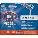 Clorox Pool&Spa 32312CLX Shock Plus, 12-Pound, White