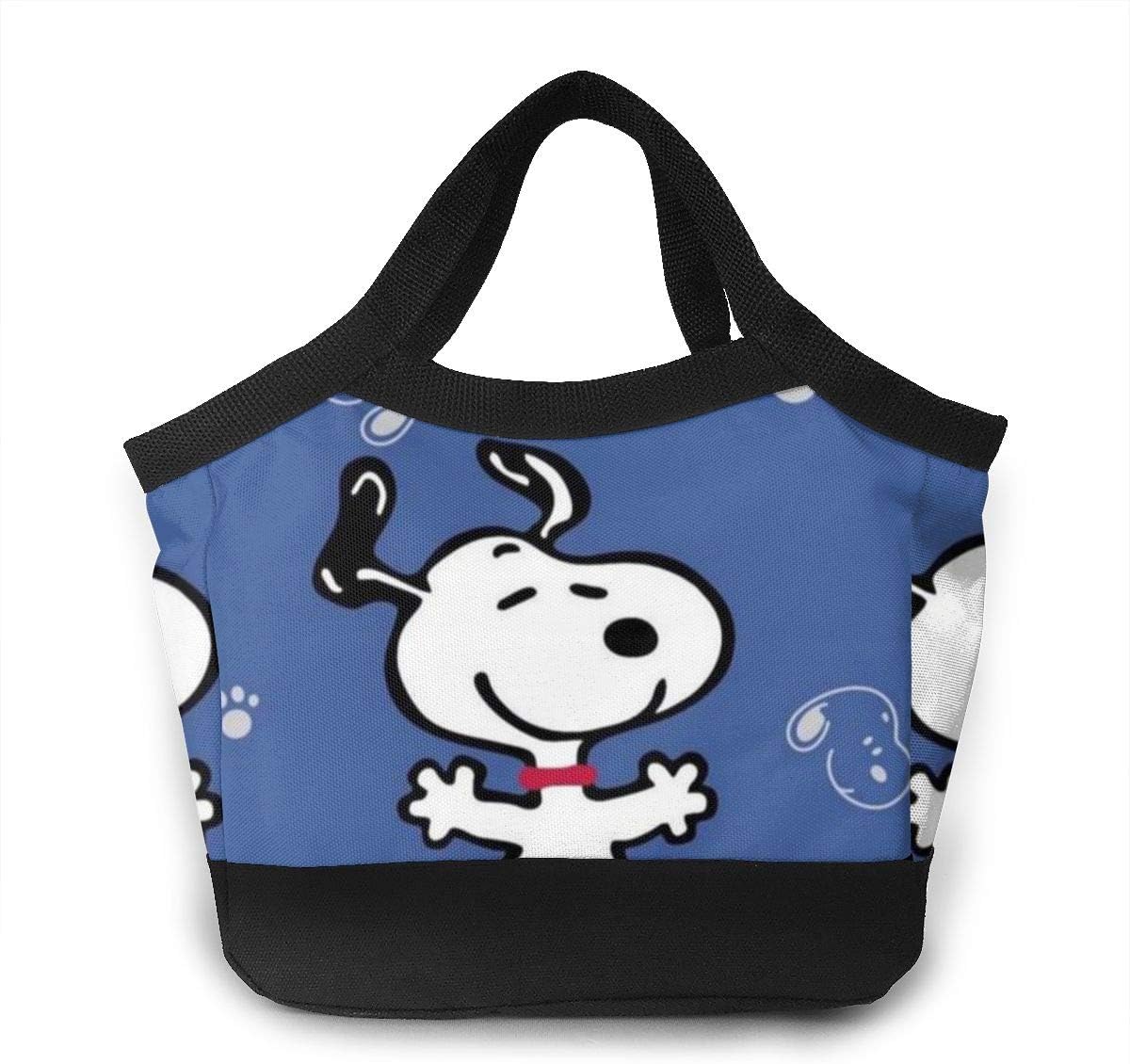 OAbear Happy Snoopy Blue Sky Lunch Bag insulated Lunch Box Lunch Organizer Cooler Bento Bags for School Work/Girls Boys Children Student for Women & Men Travel Lunch Tote