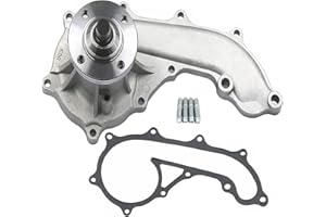 VIPCAR 01080 Professional Water Pump for Toyota [L4 2.4/2.7L] 1995-2020 Tacoma 2.4/2.7L, 1996-2010 4Runner 2.7L, 1994-1998 T100 2.7L, 2004-2019 Hilux 2.7/2.8L