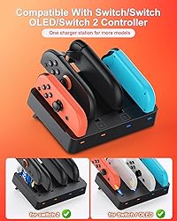 [Switch 2/1 Both] Controller Charger Dock, FYOUNG