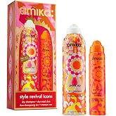 Amika style revival icons styling routine set | perk up dry shampoo gift set refreshes hair between wash days | refresh roots + soften strands