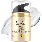 OLAY Total Effects 7-in-1 Anti-Aging Face Moisturizer with SPF 15, Fragrance-Free 1.7 oz