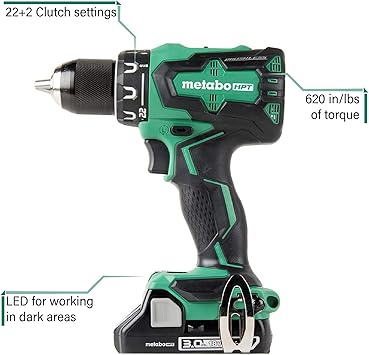 Metabo HPT DV18DBFL2T Power Hammer Drills product image 2