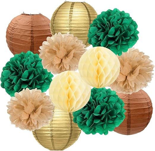 Amazon Com Happyfield Woodland Animals Birthday Party Decorations