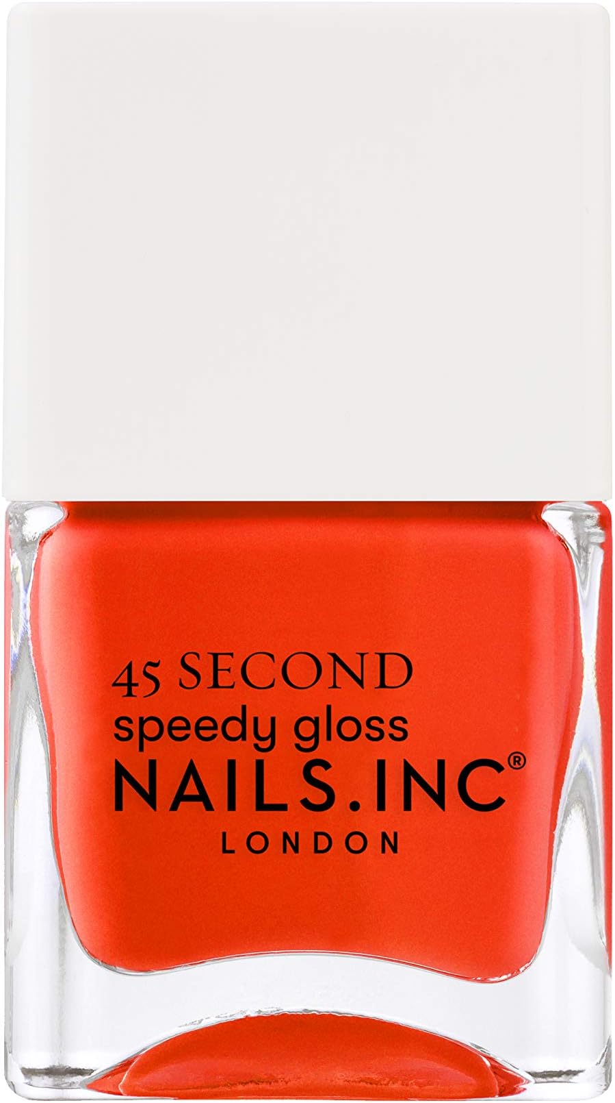 Nails.INC 45 Second Speedy Gloss Piccadilly Orange 14 ml Vegan Nail Polish
