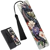 Zaamwoyy Cool Dragon Bookmarks Gifts - Funny Stainless Steel Metal Bookmark Unique Book Marks for Men Boy Women Friends Book Reading Lovers Fathers Day Birthday Graduation Gift