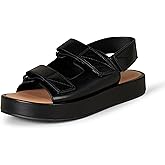 Amazon Essentials Women's Adjustable Triple Strap Flat Platform Sandal