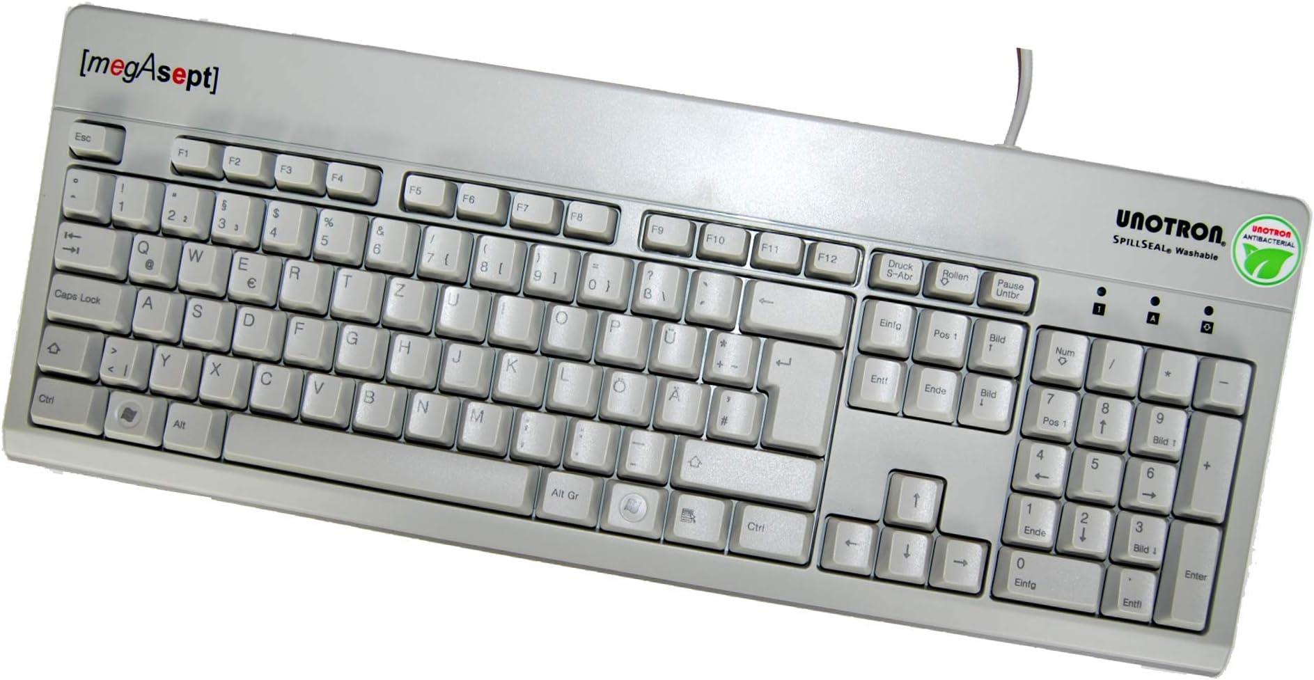 Unotron SpillSeal Washable Keyboard S6000K-G - Keyboard (2674009) Category: Standard Keyboards