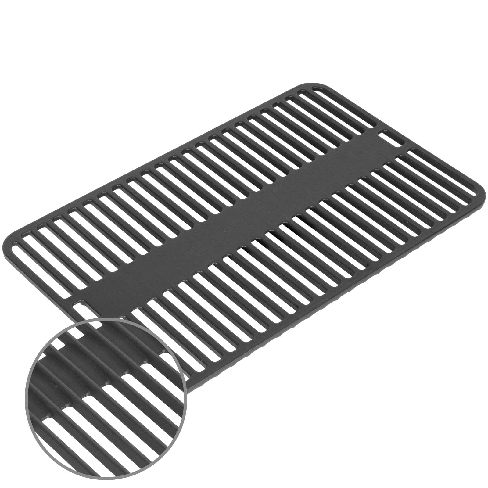 Photo 1 of ***DAMAGED - SEE NOTES/PICTURES***

Cast Iron Grill Grate for Weber Go-Anywhere Charcoal and Gas Grill, Cooking Grill Grids Replaces 80631, 70211, 3634, 67195, 16" x 10"