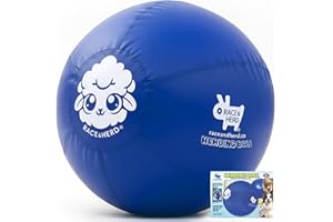 Race&Herd 25" Original XXL Herding Ball for Dogs - Giant Herding Dog Ball Australian Shepherds, Herding Toys, Dog Training Toy for Medium Breeds, Dog Toy for Outdoor Play (for Medium Dogs, Blue)