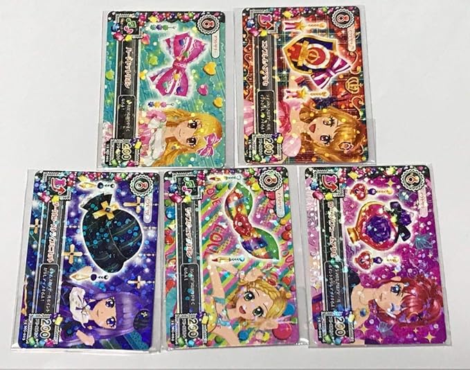 Amazon アイカツ ドレスアップドール プロモ アクセ いちご あかり スミレ ひなき 珠璃 15 Mg 特典 付属品 完売品 トレカ 通販