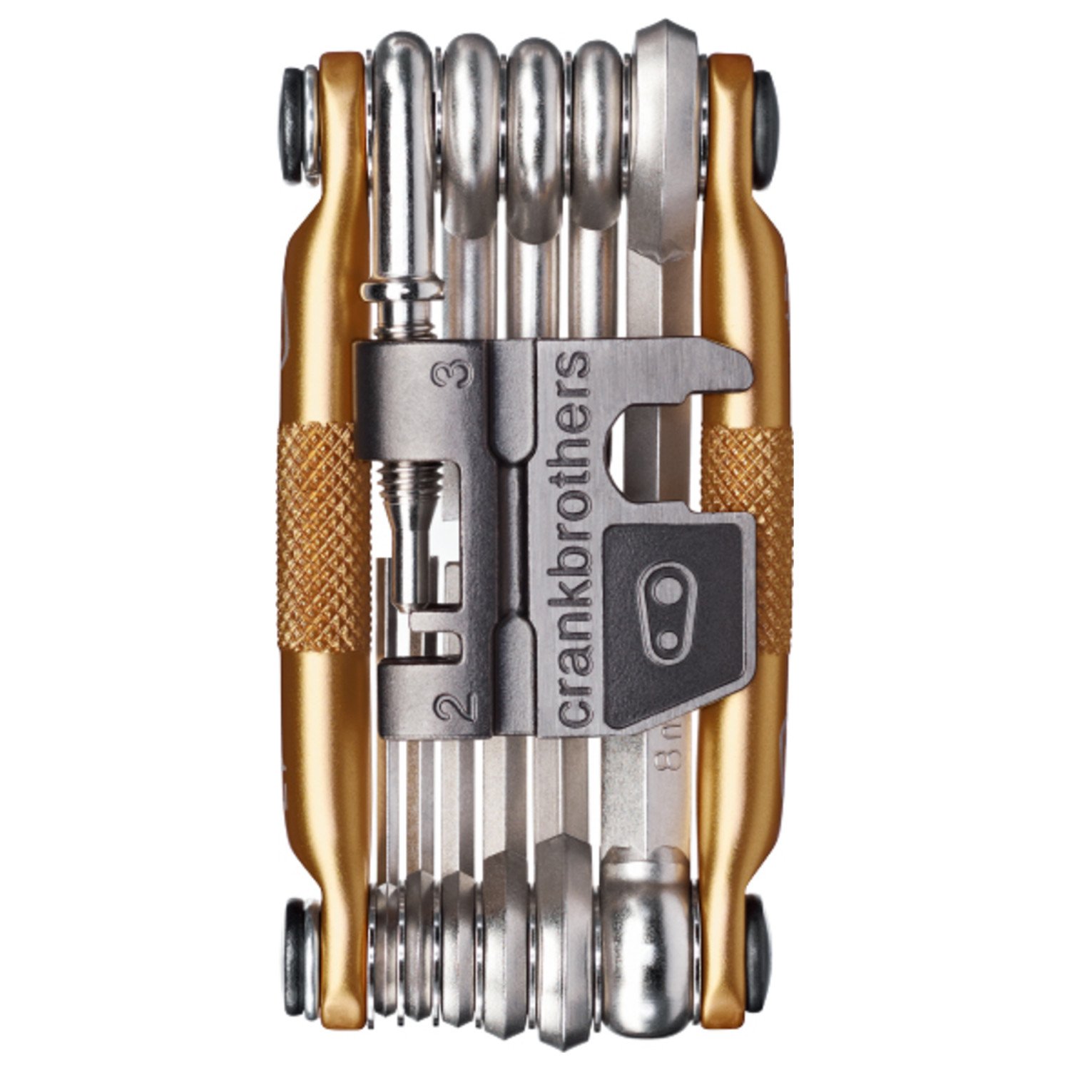 Crankbrothers MultiTool Steel Bike Tool, Torx, Hex and Chain Tool
