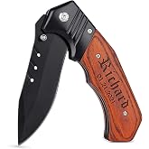 Fodiyaer Custom Engraved Pocket Knife Personalized Knives For Men - Custom Names Knife - Idea For Dad Boyfriend Him Husband Son - Father's Day Anniversary Birthday