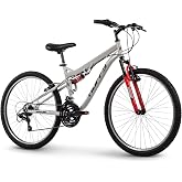 Huffy Stone Mountain Bike 20"/24"/26" for Men/Women/Girls/Boys | 6-Speed (20") or 21-Speed Options, Front or Dual Suspension Options, Multiple Colors, All-Terrain Tires, Shimano Equipped
