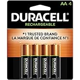 Duracell AA NiMH rechargeable blister pack, 4 per pkg. 2500mAh