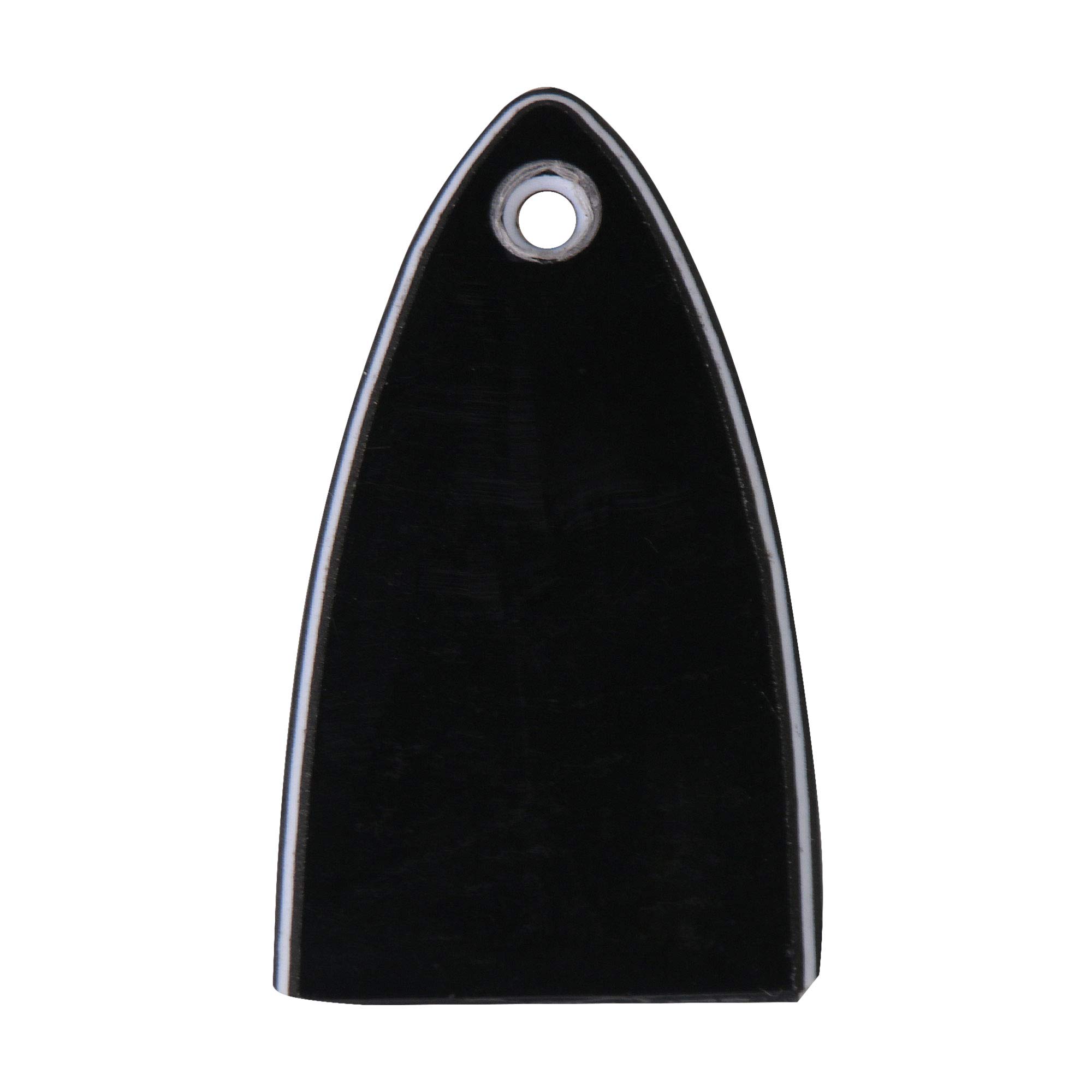 BQLZR 1 Hole 3 Ply Triangle Truss Rod Cover for Electric Guitar Accessory HA-1003