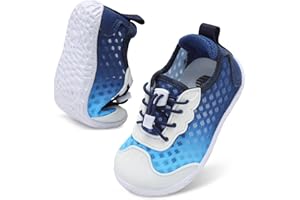 BARERUN Toddler Water Shoes Barefoot Kids Water Shoes Boys Girls Aqua Socks Quick-Dry Breathable Toddler Sandals Slip on Indoor Outdoor Walking Shoes for Beach Swim Pool