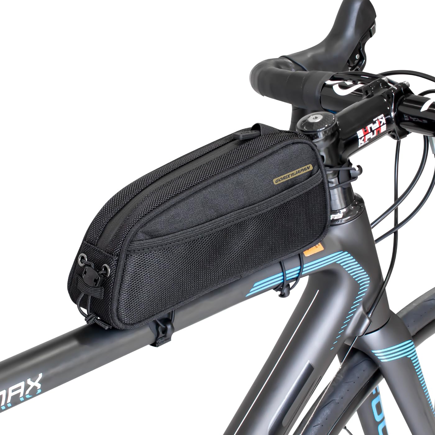 GORIX Top Tube Bag Waterproof Cable Hole Quick Type Road Bike Frame Bag
