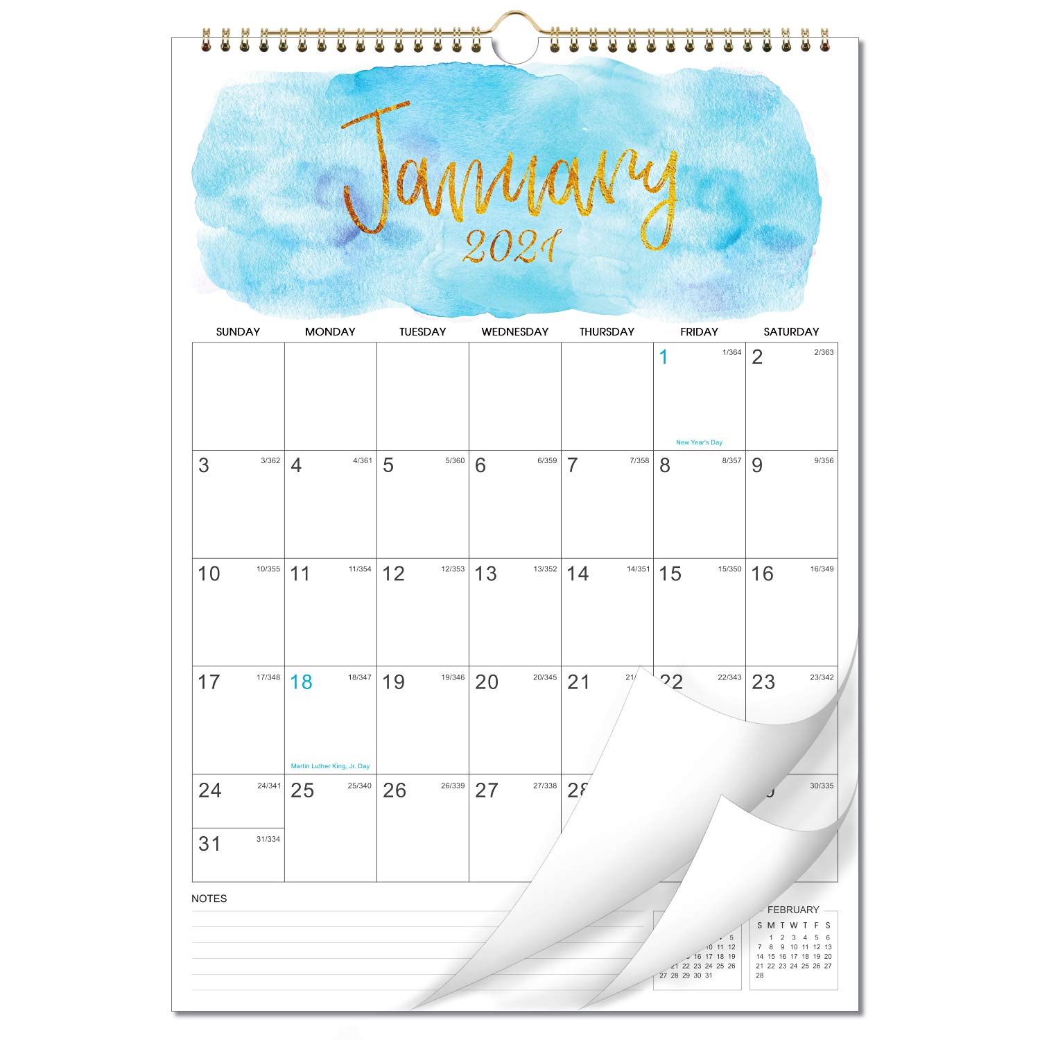 2021 Calendar Monthly Wall Calendar Planner from Jan 2021 Dec 2021