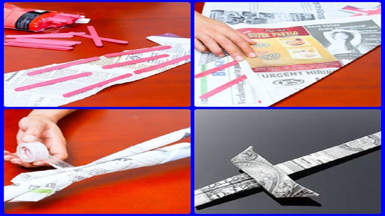 Trick Ideas Make origami swords Appstore for Android