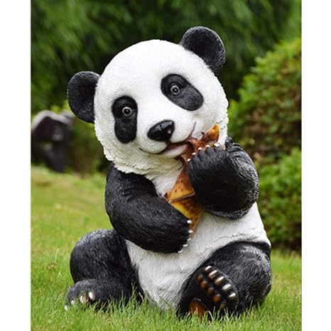 FRP, Simulación, Adornos De Animales Panda, Jardín Urbano Al Aire ...