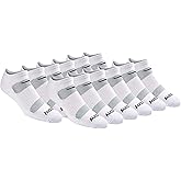 Saucony Men's RunDry Mesh Ventilating Comfort Fit Performance No-Show Socks, Available in M-XXL (6, 12, 18 Pairs)