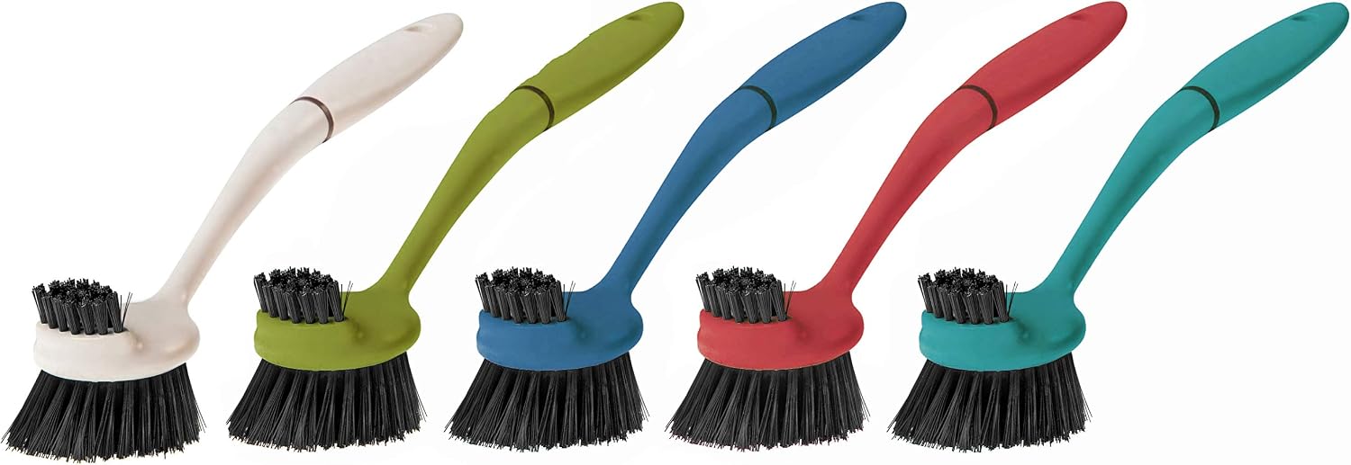 Greener Cleaner 100% Recycled Plastic Dish Brush Turquoise - Image 3