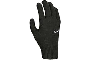 Nike Men's Swoosh Knit 2.0 Gloves, Grey/White