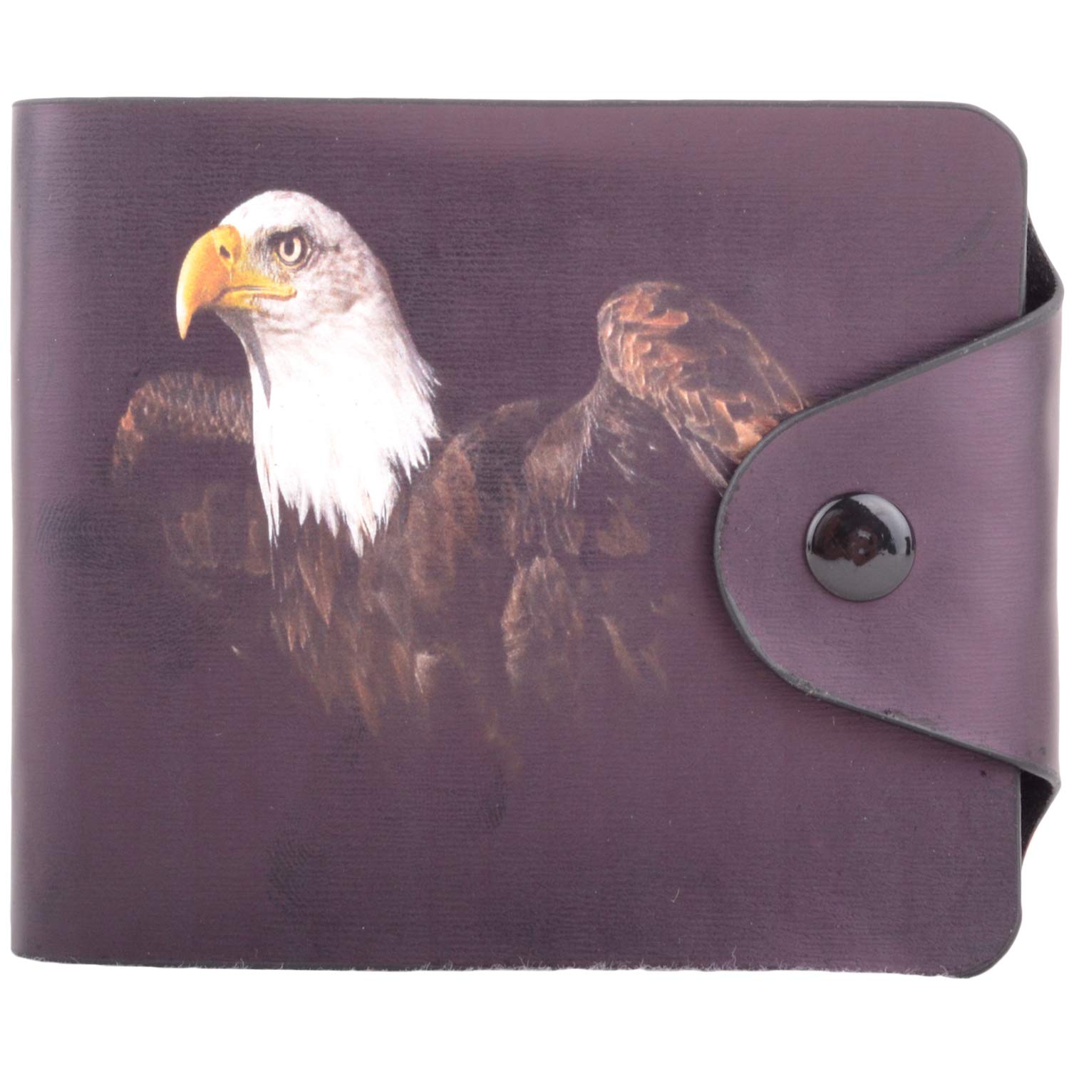 Mens Bi-Fold Printed Money/Credit Card/Travel Card Holder/Wallet - Eagle