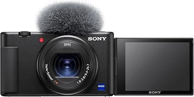Sony Vlog Camera ZV-1 Digital Camera 4K Vari-angle Screen Black ZV1BC