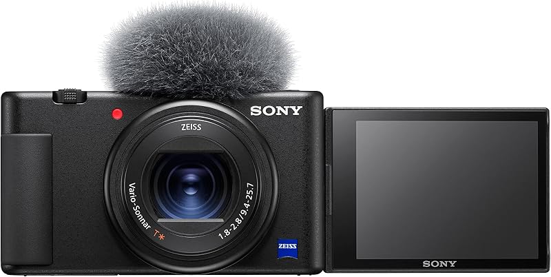 Sony Vlog Camera ZV-1 Digital Camera 4K Vari-angle Screen Black ZV1BC