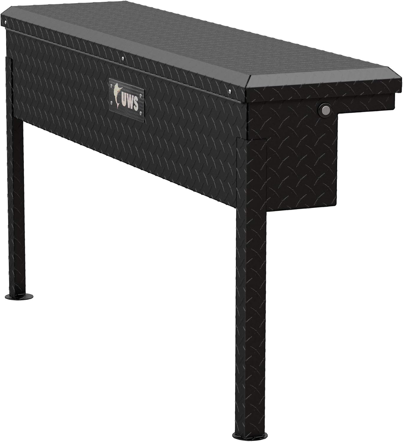 UWS EC30203 48Inch Matte Black Aluminum Truck Side Tool Box with Low