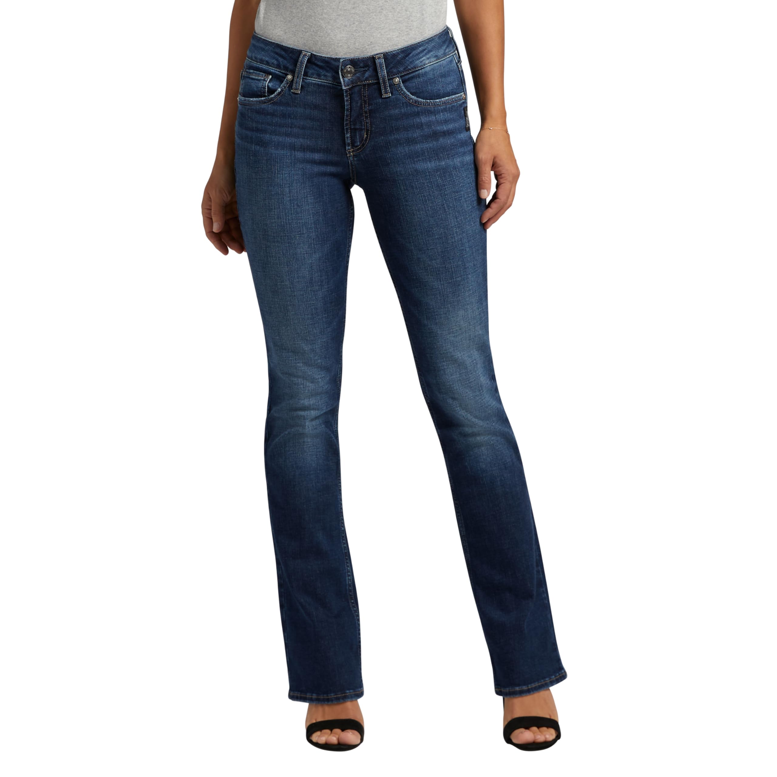 Silver Jeans Co. Suki Mid Rise Curvy Fit Slim