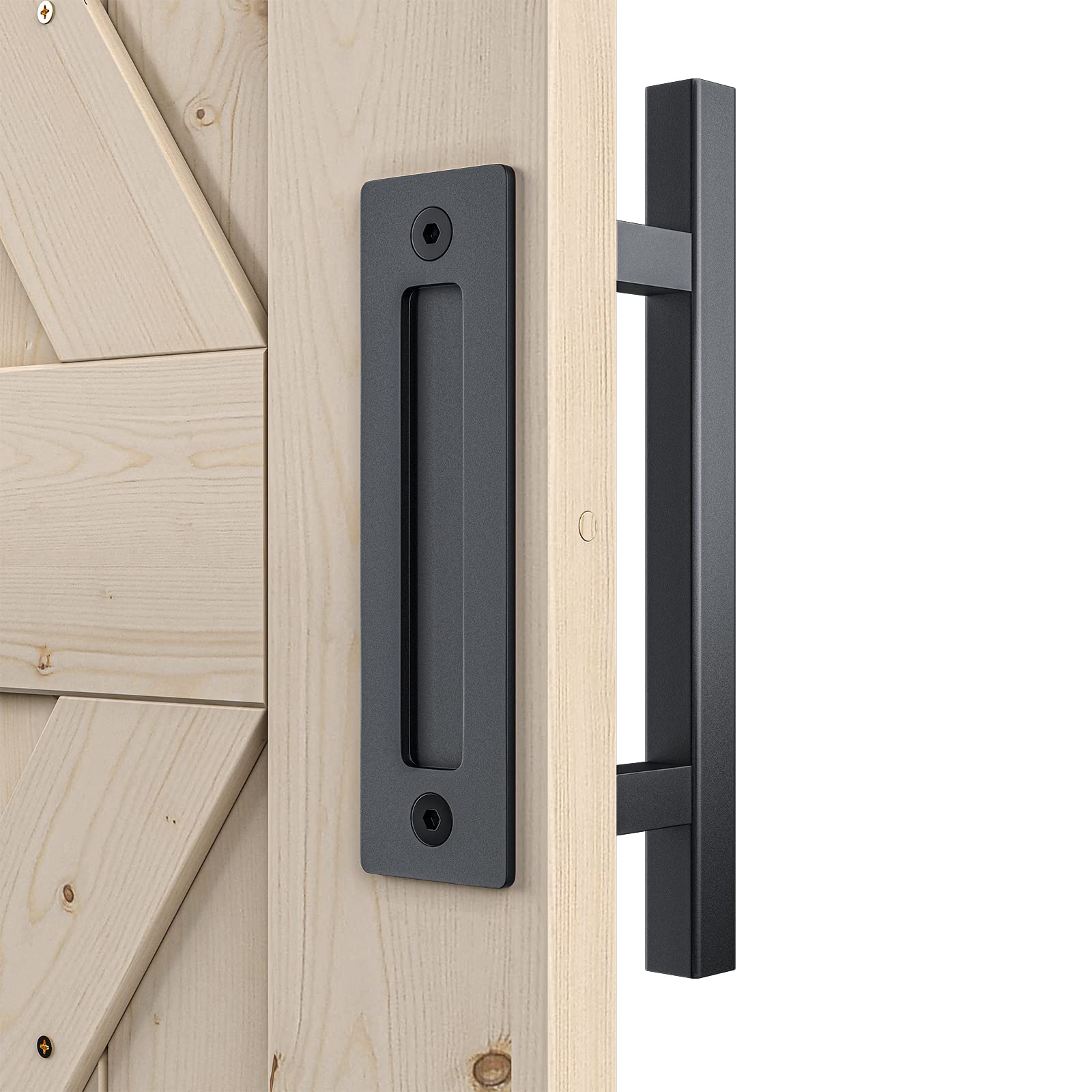 SMARTSTANDARD Heavy Duty 12" Pull and Flush Barn