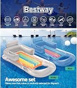 Bestway Pool Lounger Inflatable Float with Backrest Cup Holder 1.61m view 5