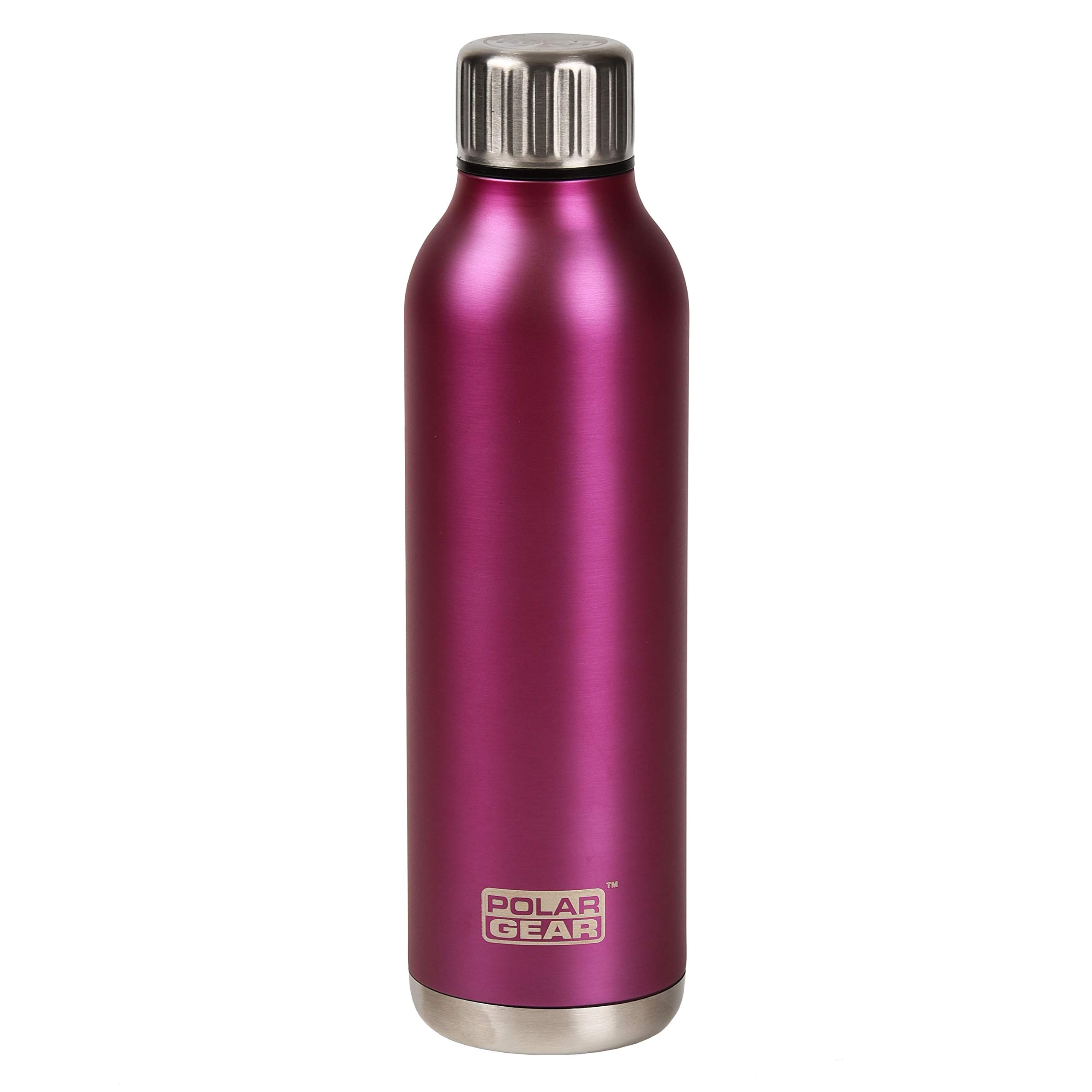 Polar Gear Stainless Steel Insulated Bottle, 304 Grade, Metalic Berry, 500ml