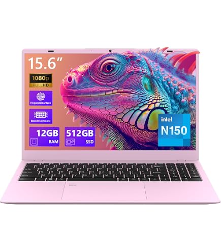 Amazon.com: VIGSENUP15.6 FHD Light Pink Laptop 8GB RAM 256GB SSD