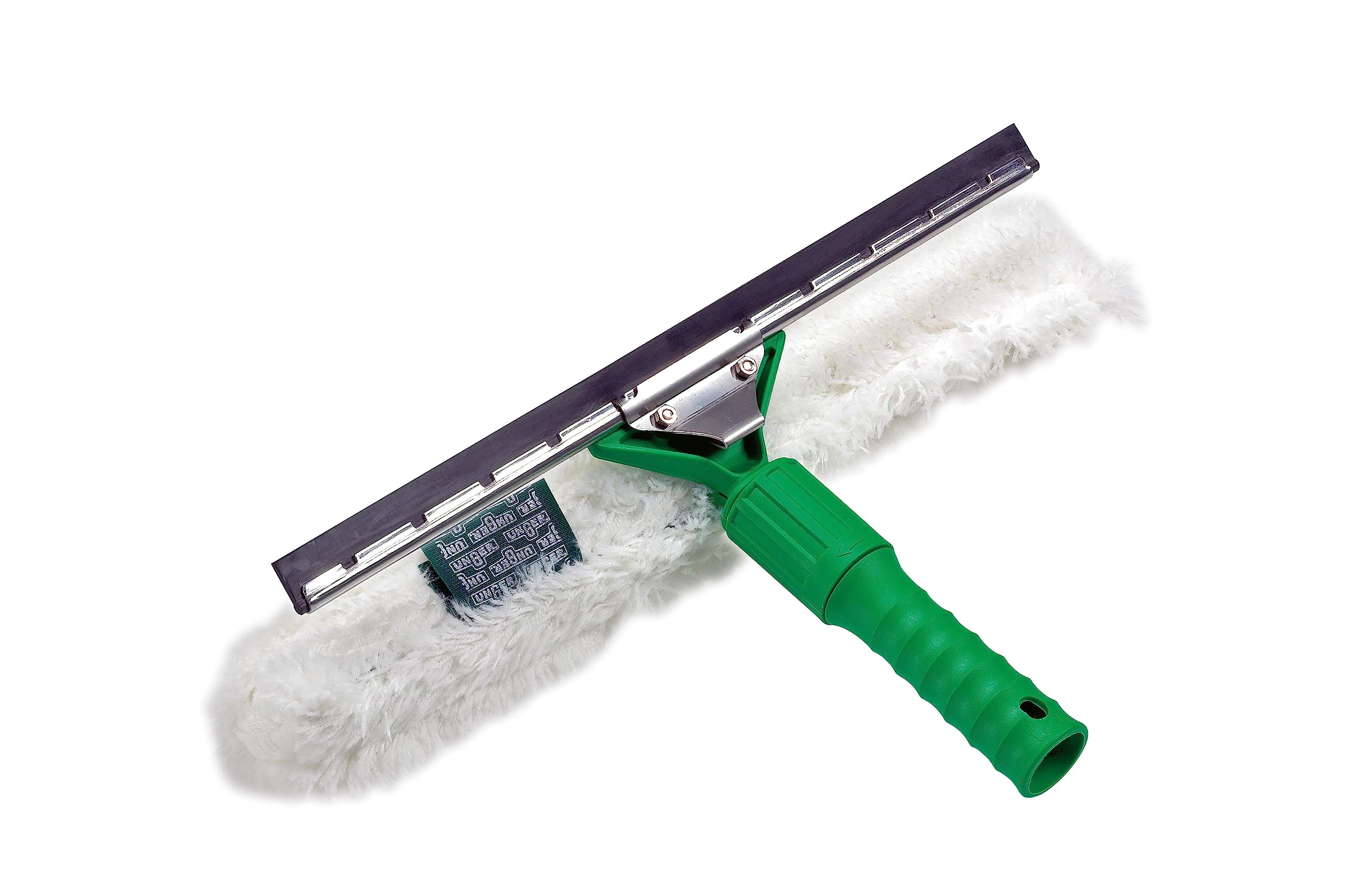 Unger VP450 VisaVersa 2-in1 Window Squeegee & Window Washer - Streak Free Window Cleaning Equipment - 18 Inch / 45 cm, Green