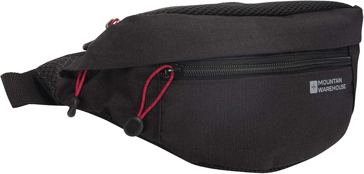 Mountain Warehouse Mission Bum Bag Lightweight Waist Pack, Clip