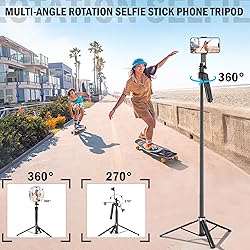 70" Auto Face Tracking Tripod for iPhone,360