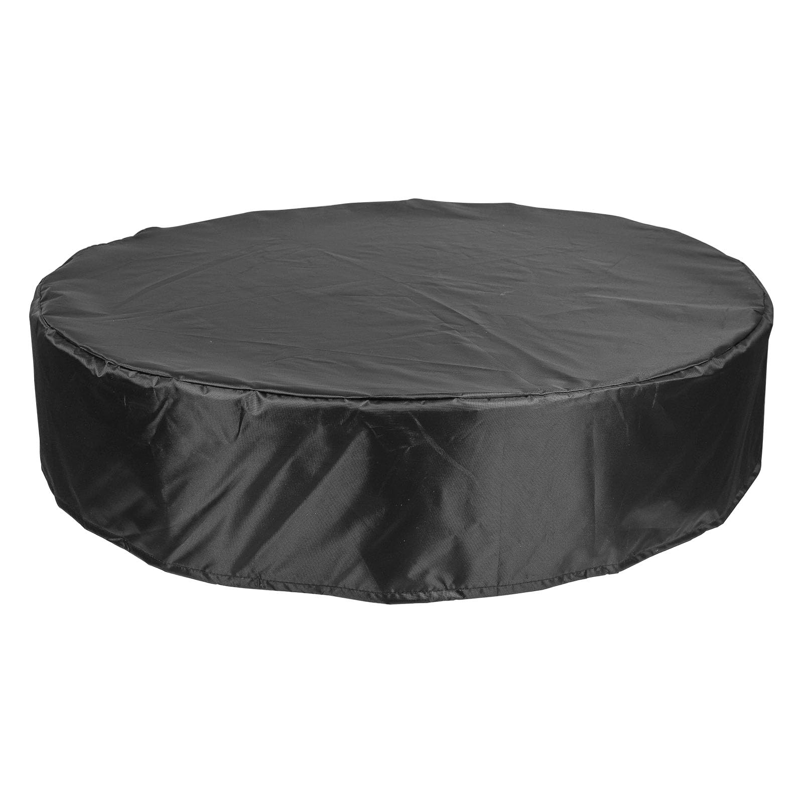 32-inch Oxford Fabric Ice Bath Tub Cover - Waterproof Cold Plunge Drawstring Cover for Sun Protection and Cleanliness (Black)
