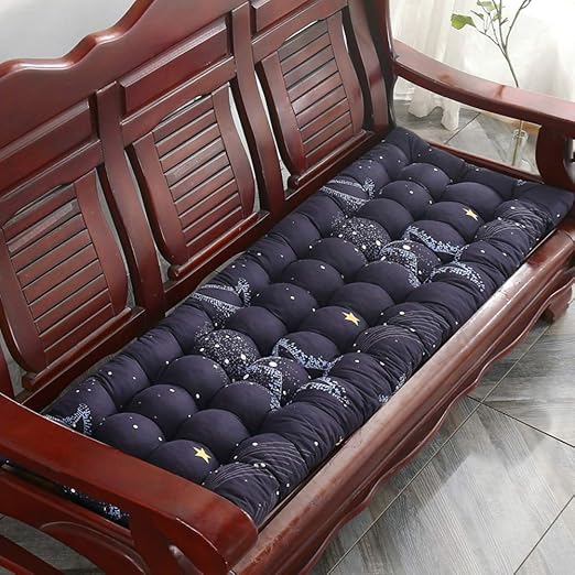 Amazon Com Thicken Solid Wood Bench Cushion Non Slip Patio Long
