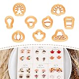 Puocaon Thanksgiving Polymer Clay Cutters - Fall