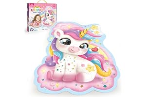 45 Piece Unicorn Floor Puzzle, Large Special Shapes Puzzles for Kids Ages 3-5, Toddler Floor Puzzles for Kids Ages 4-8, 4 Yea