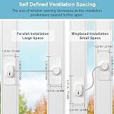 AOSITE Window Safety Lock 2 Pack No Drilling UPVC Self Adhesive Keyed view 2