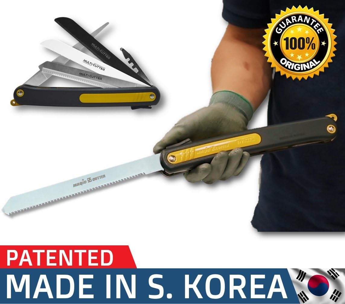 Pruning Folding Camping saw is a Survival Heavy Duty camp Saw for tree Trim, Wood PVC Glass